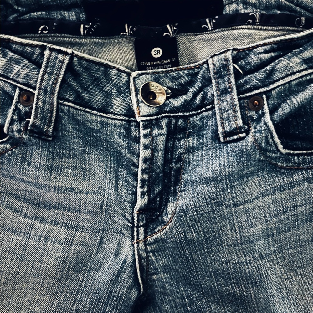 Refuge High Rise Blue Jeans